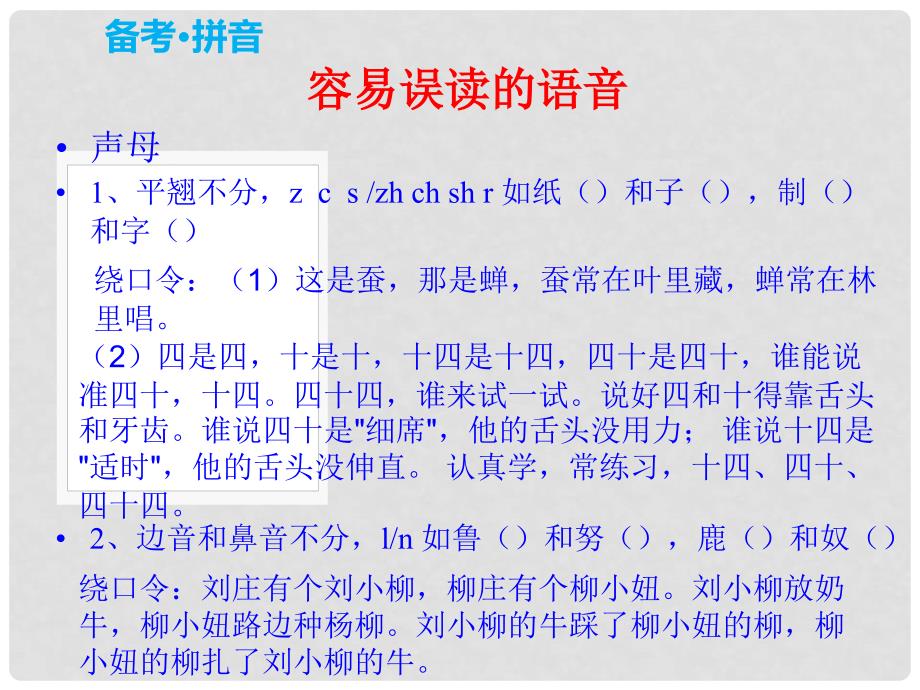 江西省中考语文 专题一 字音字形复习课件.ppt_第3页