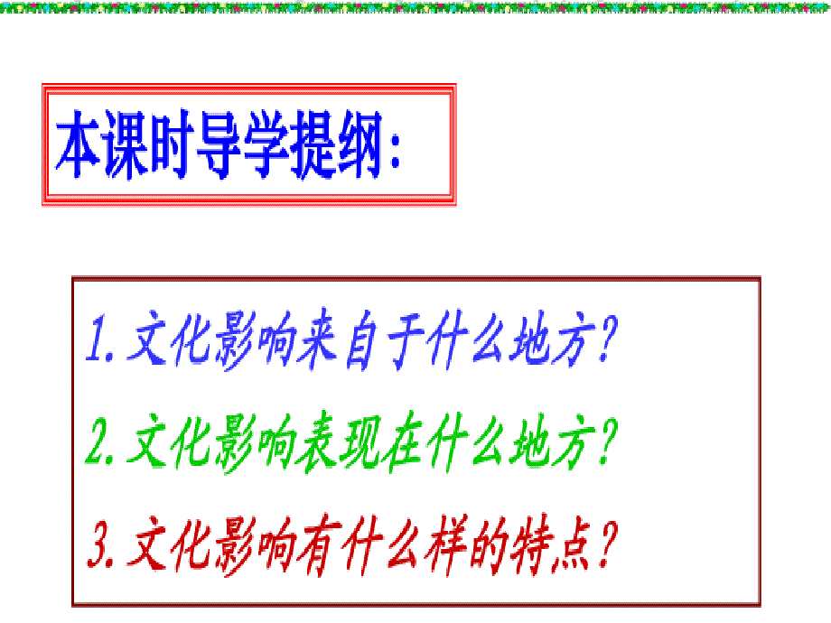 政治生活必修3第二课第一框题感受文化影响_第2页