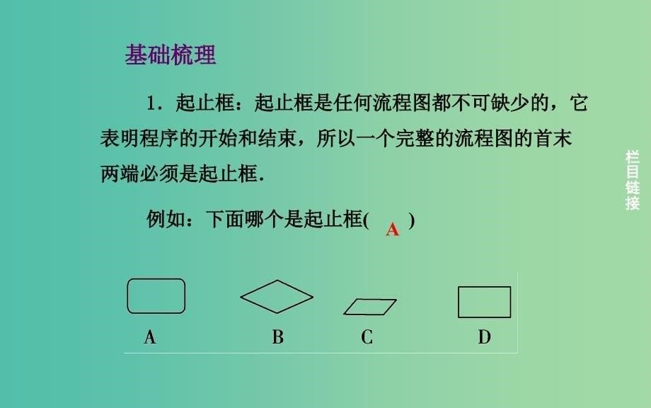 高中数学 1.1.2《程序框图与算法的基本逻辑结构》课件 新人教A版必修3.ppt_第5页