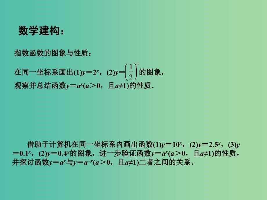 高中数学 3.1.2指数函数（1）课件 苏教版必修1.ppt_第5页