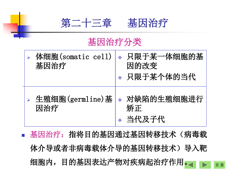 分子生物学：第二十三章 基因治疗_第1页