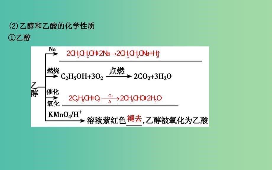 2019届高考化学一轮复习 第29讲 生活中的常见有机物及基本营养物质课件.ppt_第5页