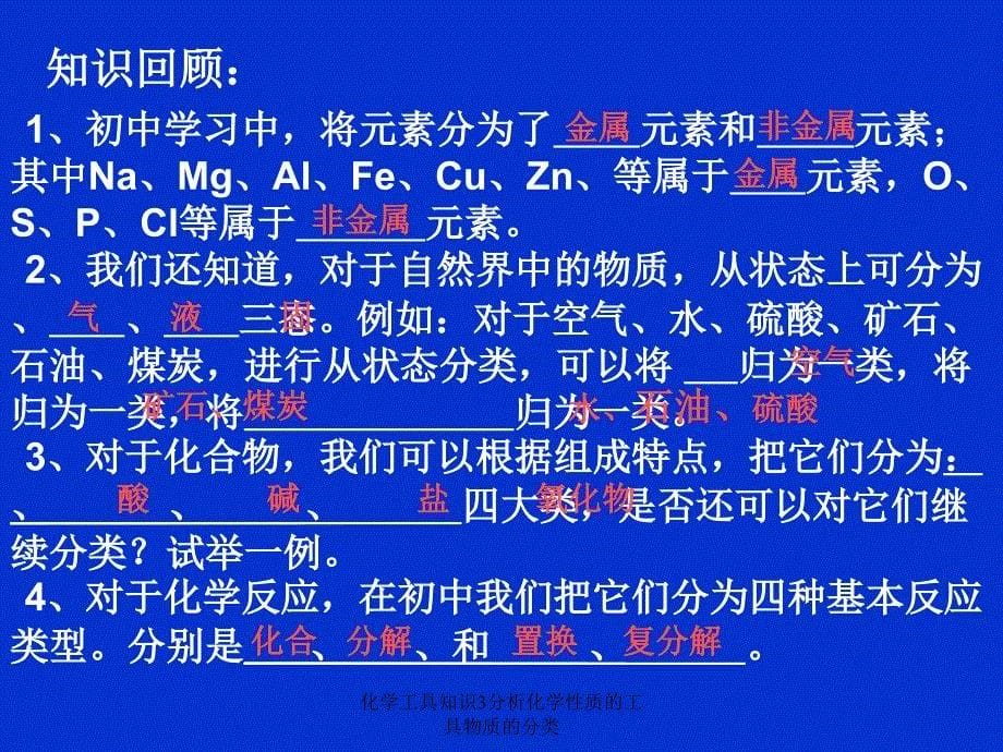 化学工具知识3分析化学性质的工具物质的分类课件_第5页