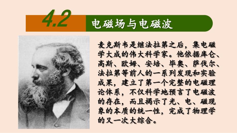 【高中物理】电磁场与电磁波课件 高二下学期物理人教版（2019）选择性必修第二册_第1页