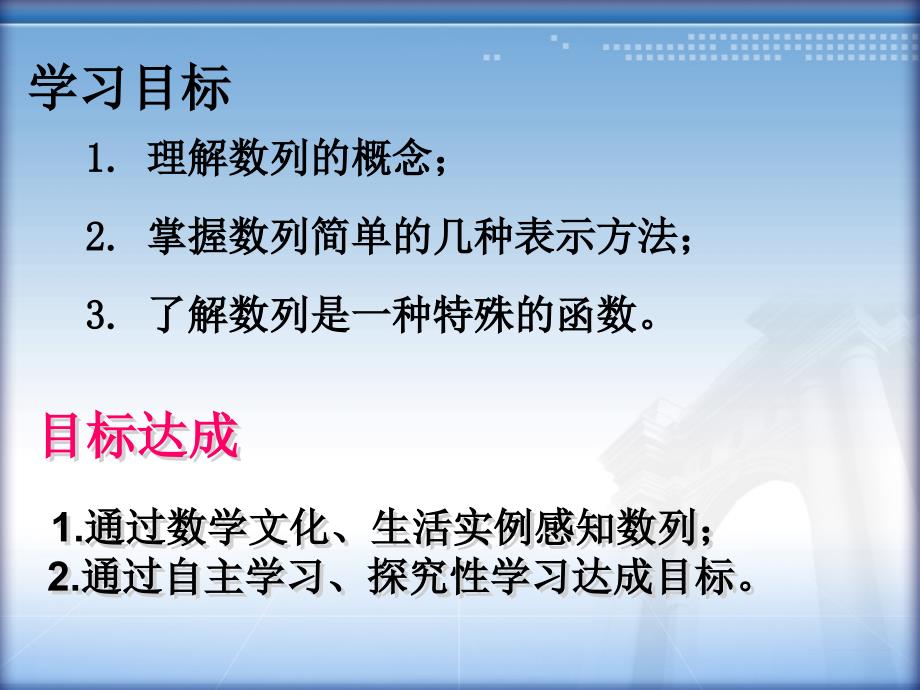 211数列的基本概念与简单表示法（第一课时）课件（人教A版必修5）_第1页