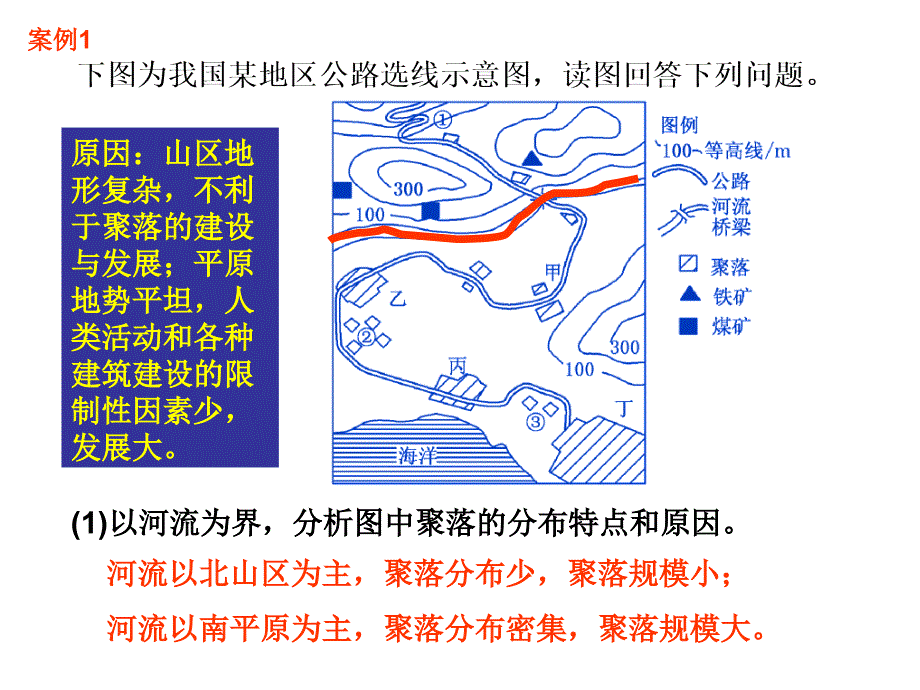 第一讲地形对聚落及交通线路分布的影响_第3页