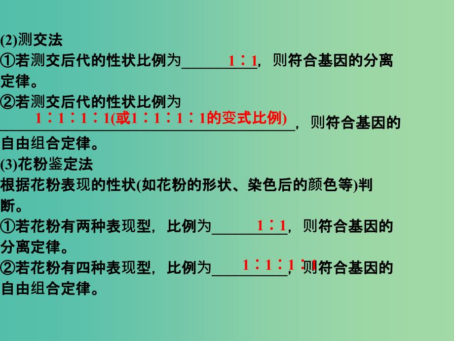 （浙江专用）高考生物二轮复习 专题四 遗传、变异和进化 第2讲 遗传的基本规律和伴性遗传课件.ppt_第4页