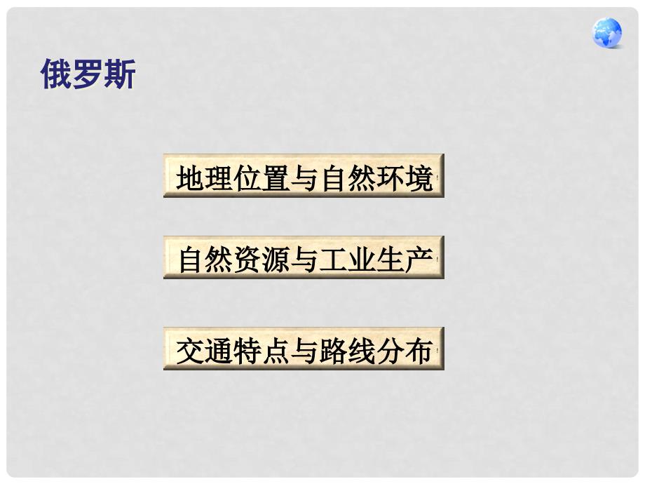 黑龙江省齐齐哈尔市第二十八中学七年级地理下册 7.4 俄罗斯课件 （新版）新人教版_第3页