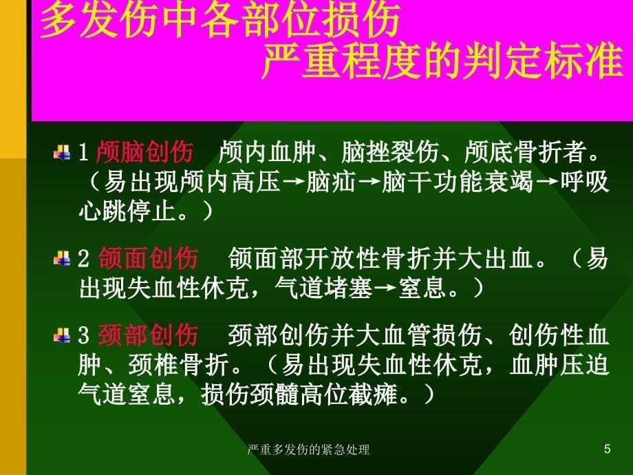 严重多发伤的紧急处理课件_第5页