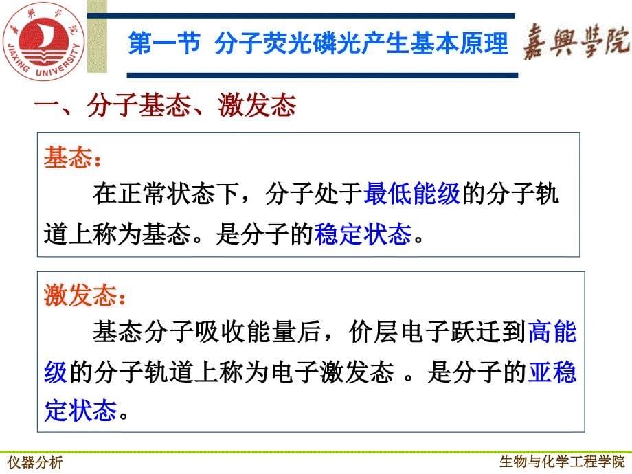 仪器分析第七章分子发光分析法_第5页