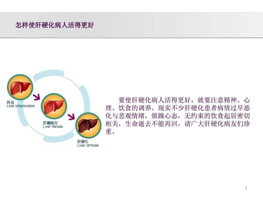 肝硬化患者应该怎么办云南肝硬化治疗医院ppt课件_第2页