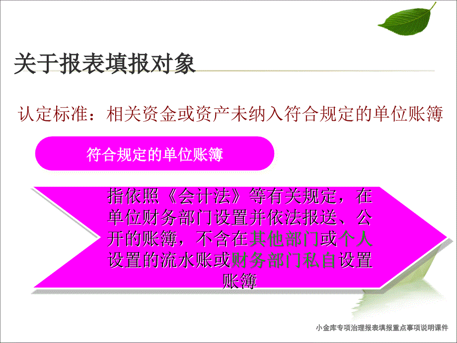 小金库专项治理报表填报重点事项说明课件_第4页