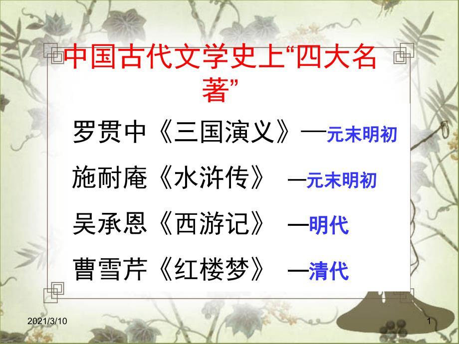 《林黛玉进贾府》上课用ppt