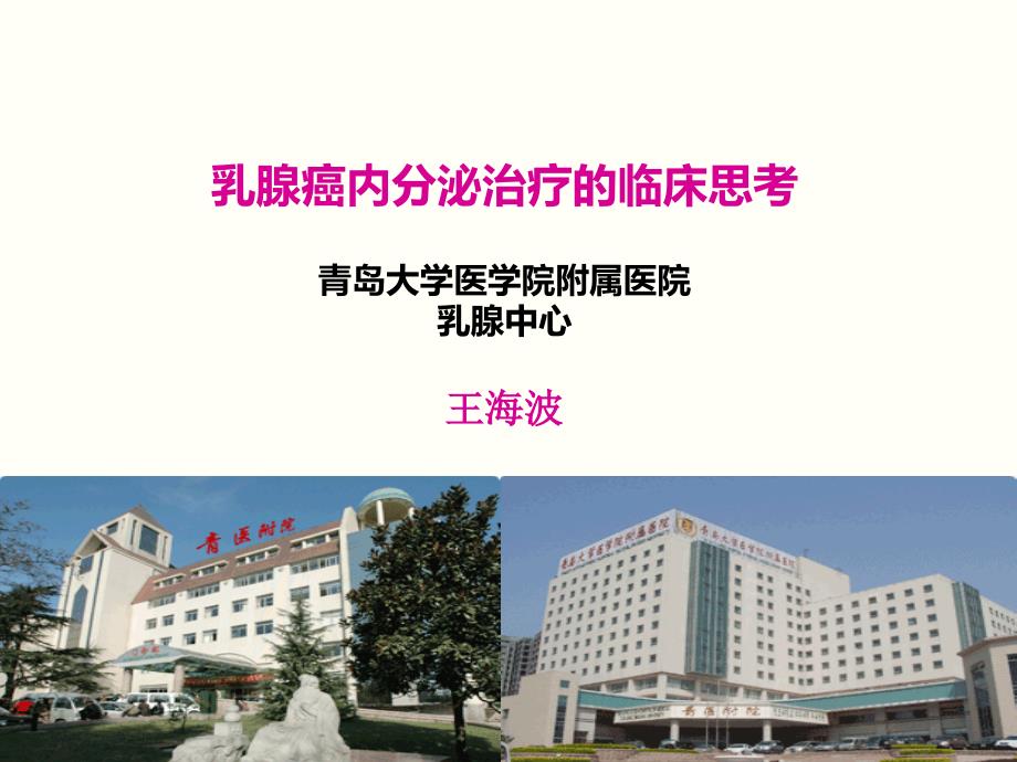 乳腺癌内分泌治疗临床思考ppt_第1页