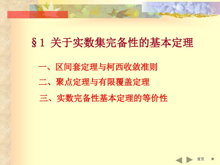 关于实数集完备性的基本定理课件_第2页