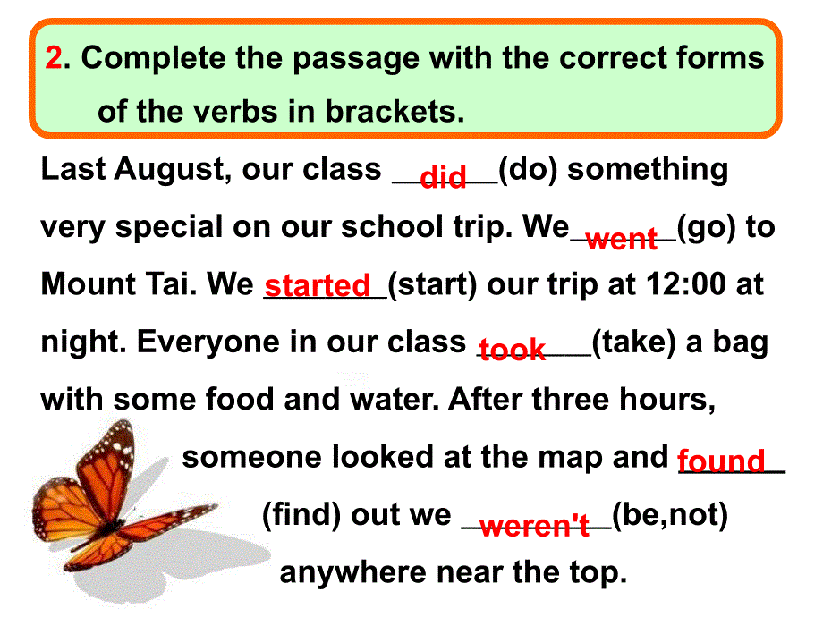 八年级英语第一单元第五课时_第4页