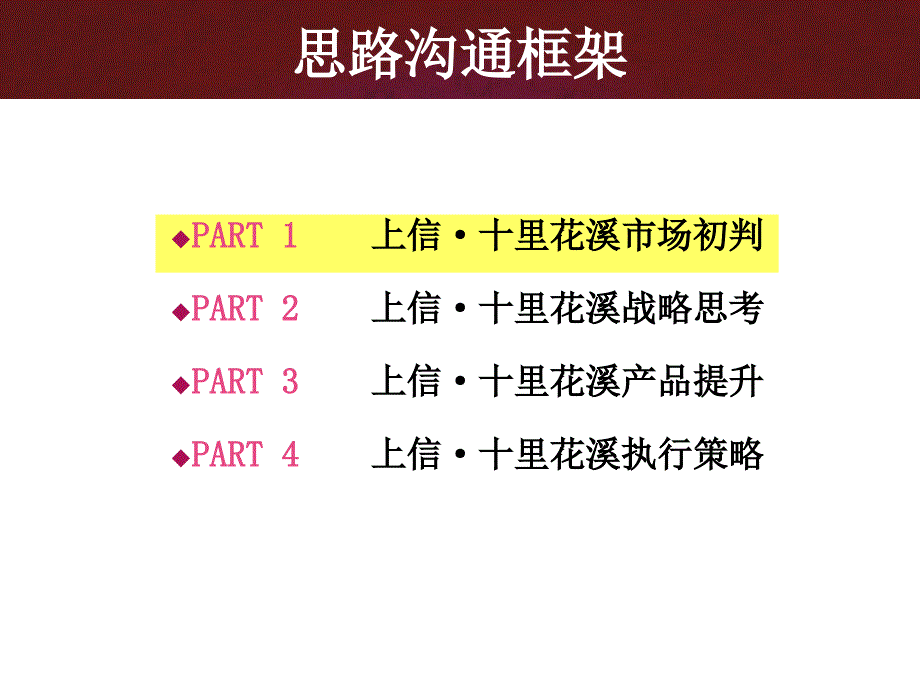 鉴赏：上信十里花溪营销战略思路沟通_第3页