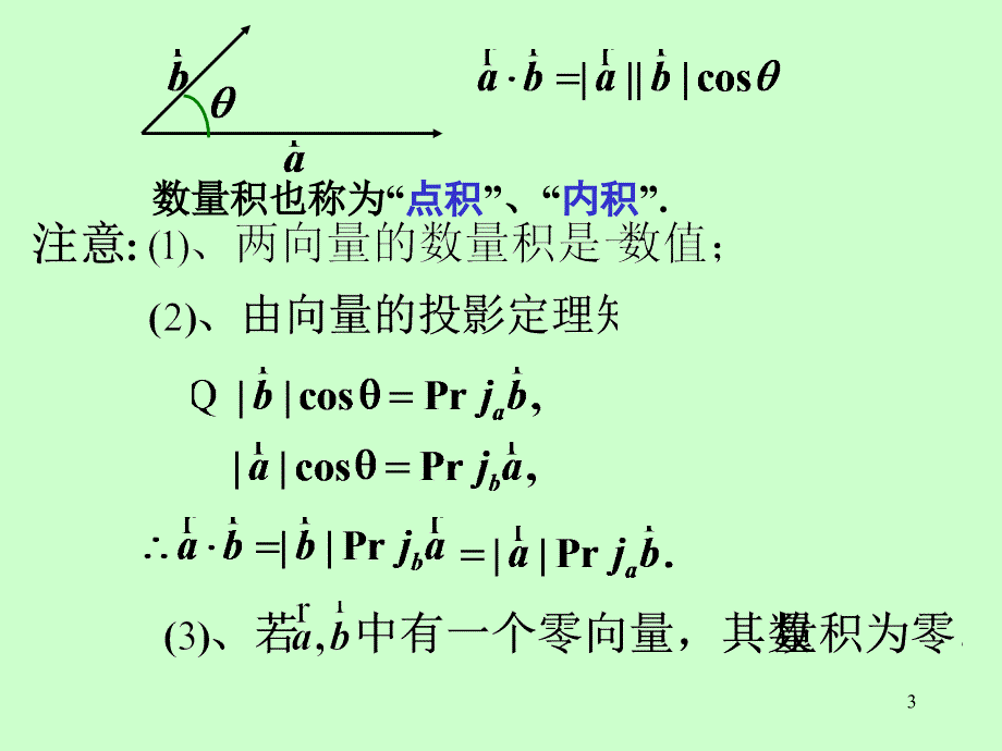 《高等数学》电子课件（同济第六版）：第八章 第2节 数量积 向量积 混合积_第3页