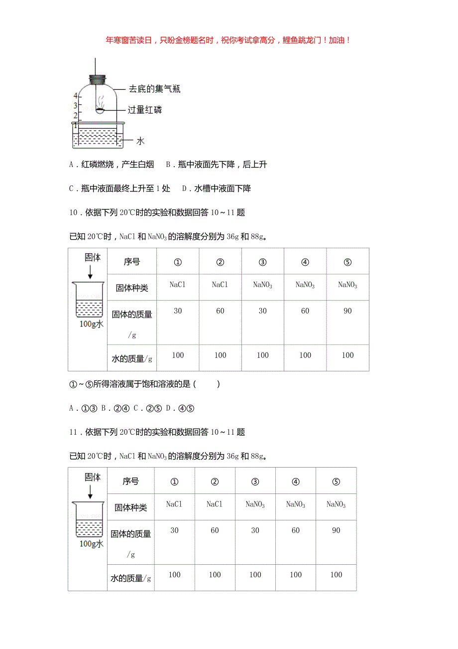 2018年北京昌平中考化学真题(含答案)_第3页