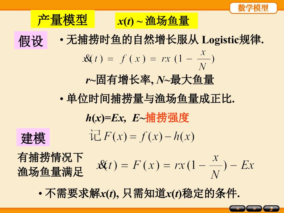 姜启源编数学模型第四版第七章稳定性模型_第4页