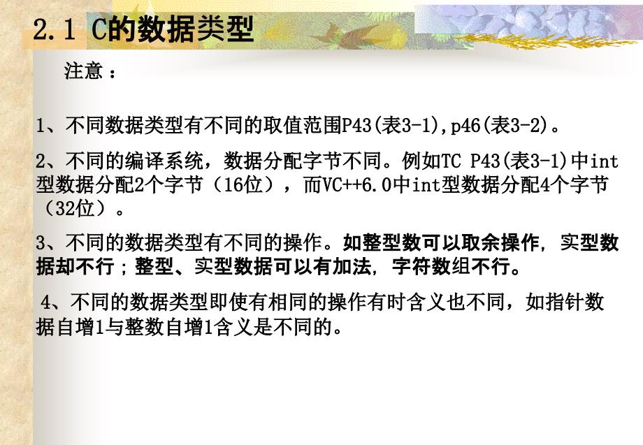 c语言课件第二章数据类型运算符与表达式.ppt_第3页