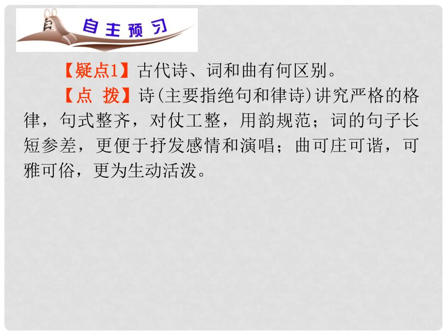 高考历史一轮复习 第3单元 考点6+中国古代文学与书画戏曲课件 新人教版必修3_第4页