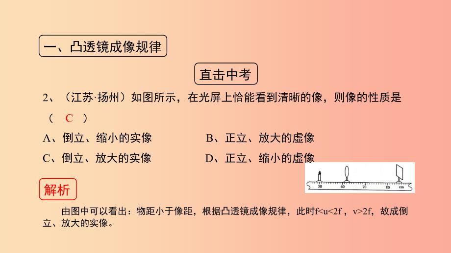 八年级物理上册 3.6《探究凸透镜成像规律》考点方法课件 （新版）粤教沪版.ppt_第4页