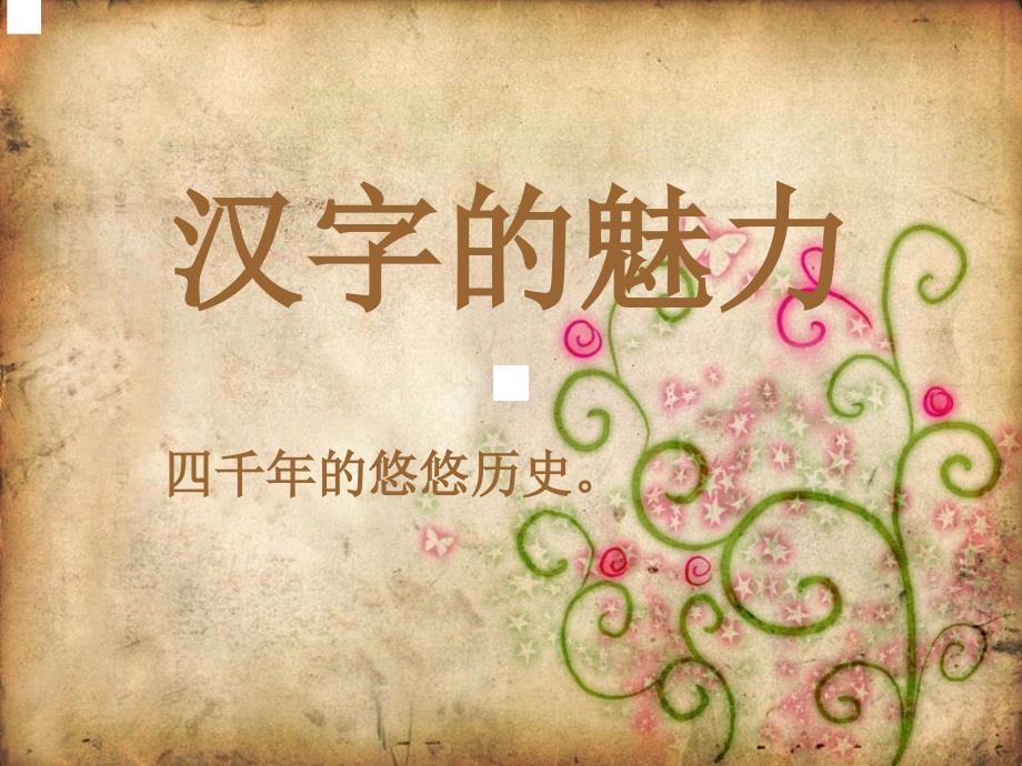 汉字的魅力.ppt_第1页