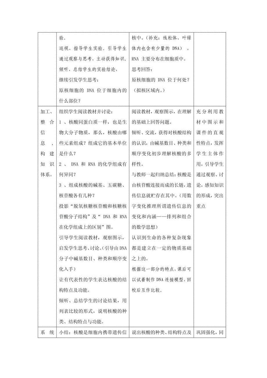 高一生物必修1教案汇编_第5页