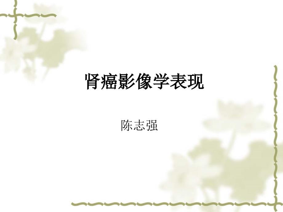 肾癌影像学表现.ppt_第1页