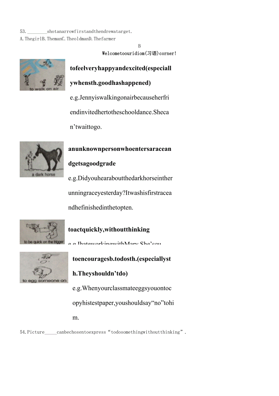 2016年重庆市中考英语试题B卷(含答案)_第4页