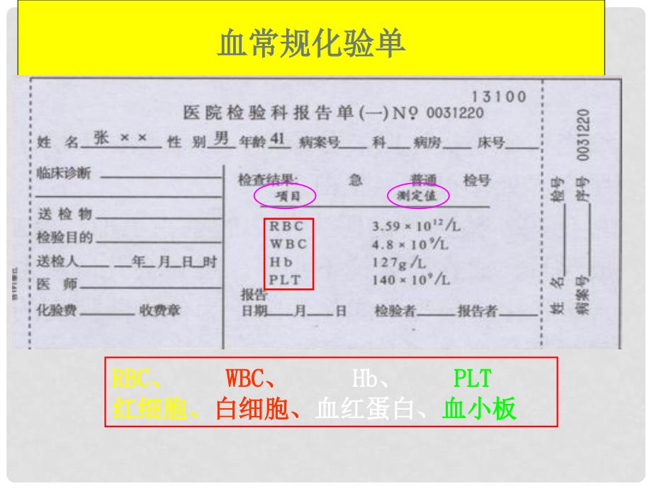 湖北省武汉市为明实验学校七年级生物下册《4.1 流动的组织血液》课件 人教新课标版_第3页