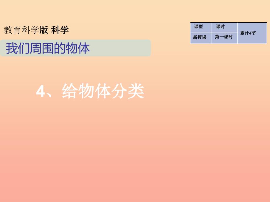 一年级科学下册 我们周围的物体 1.4《给物体分类》课件2 教科版.ppt_第1页