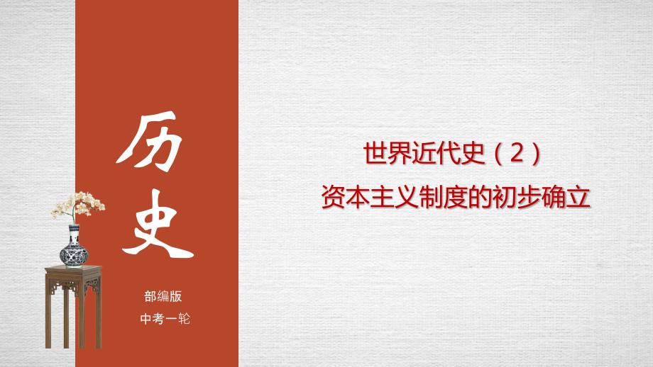 专题02资本主义制度的初步确立（课件）-中考历史备考复习重点资料归纳汇总_第1页