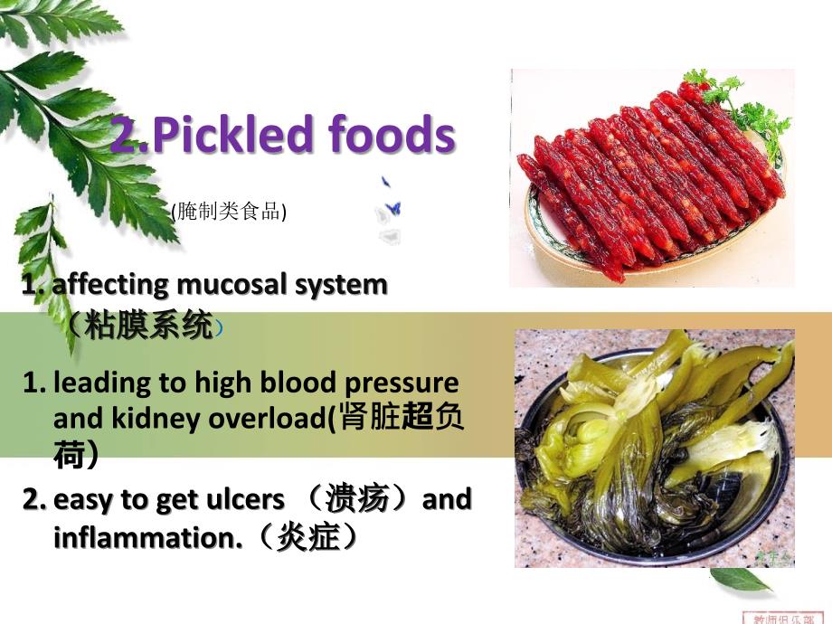 世界卫生组织列出的十大不健康食物介绍(英文)_第3页