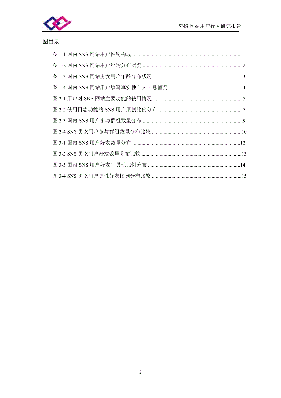 国内SNS网站用户行为研究分析报告_第3页