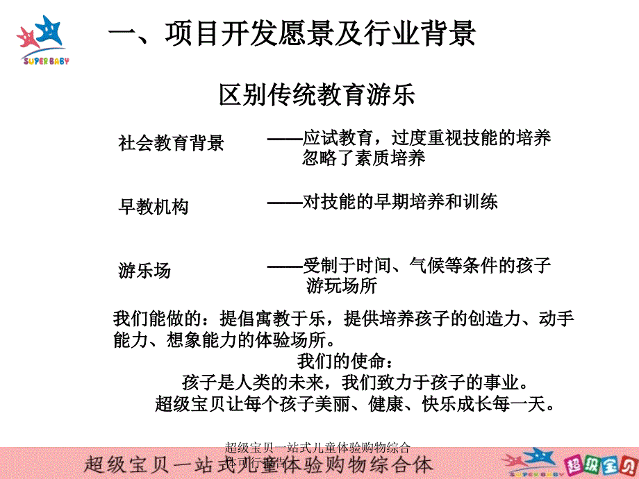 超级宝贝一站式儿童体验购物综合体可行报告课件_第4页