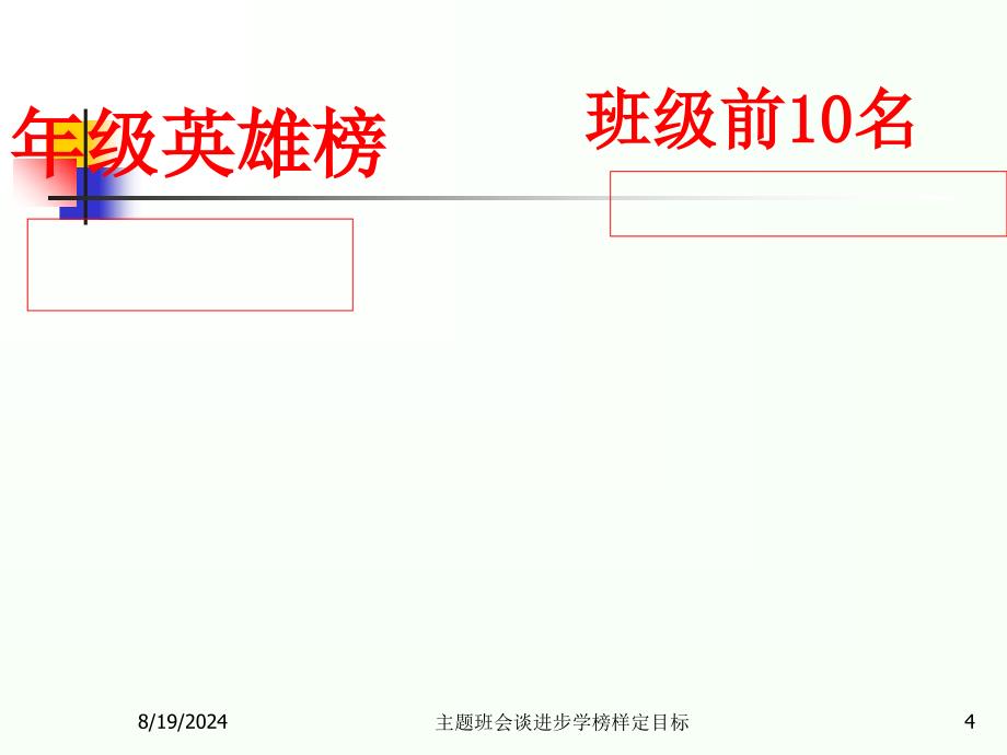 主题班会谈进步学榜样定目标课件_第4页