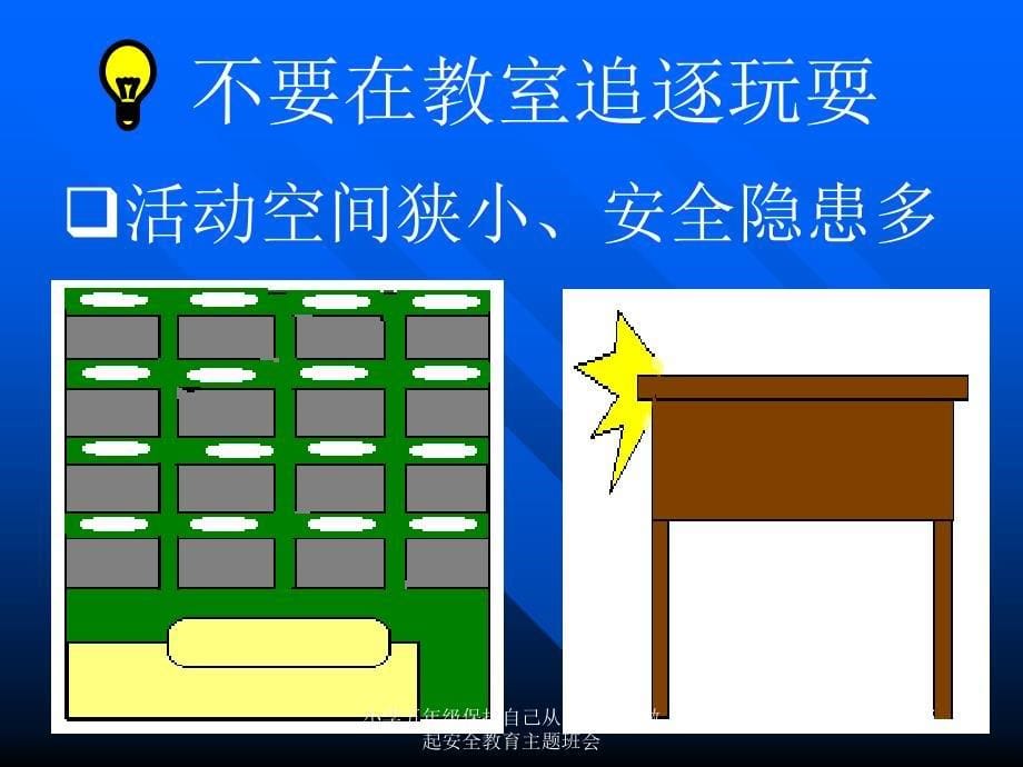 小学五年级保护自己从身边小事做起安全教育主题班会课件_第5页