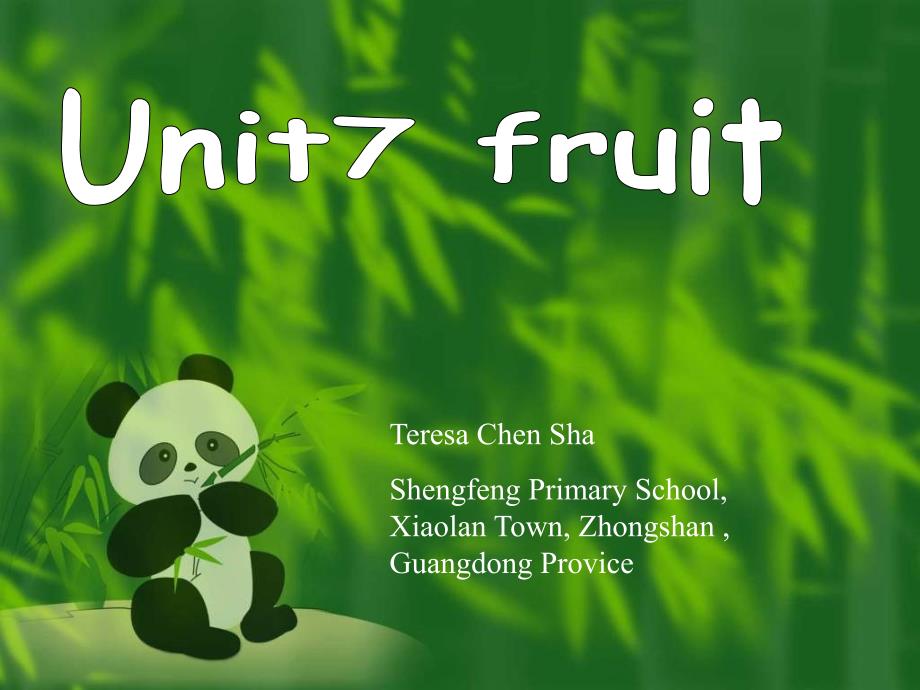 北师大【一起】小学英语二下册《Unit-7-Fruit-》PPT课件-(2)_第2页