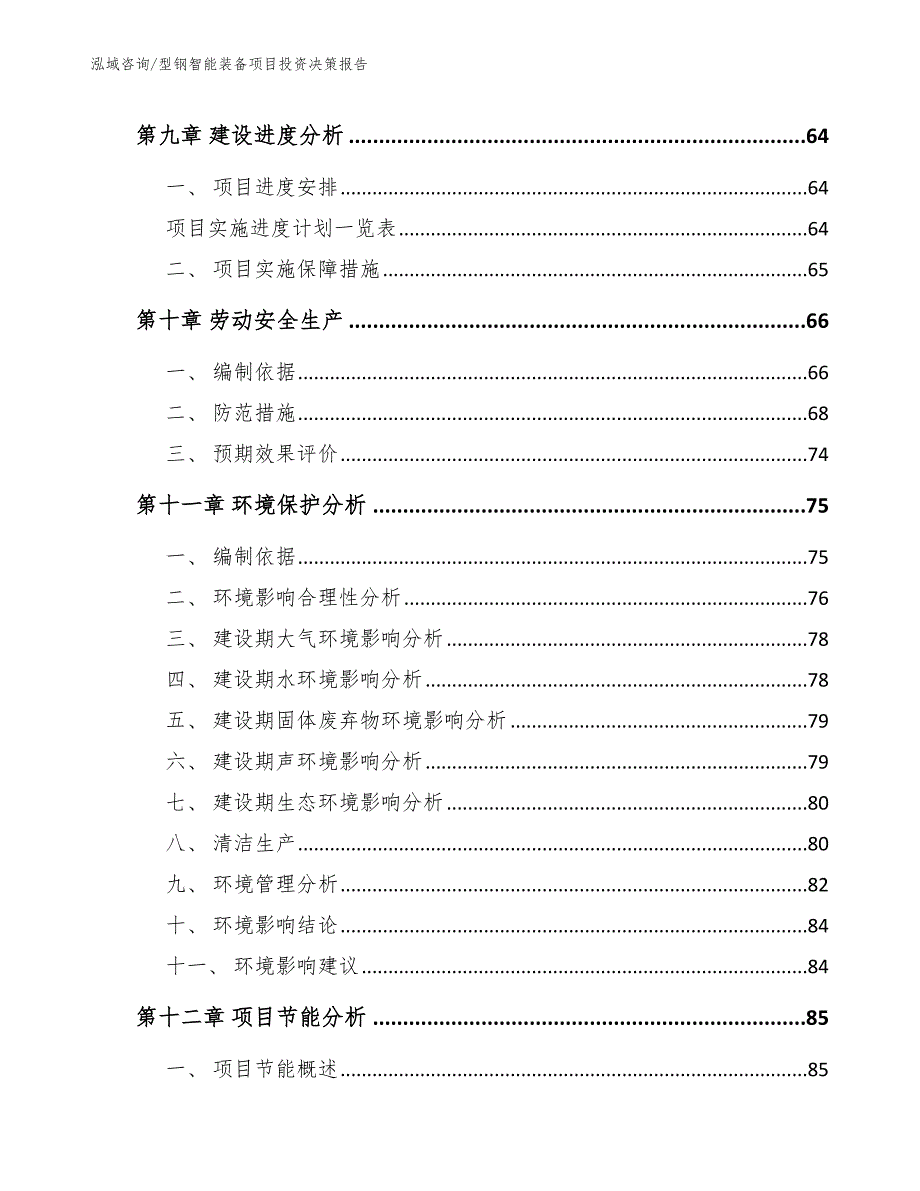 型钢智能装备项目投资决策报告模板范本_第3页