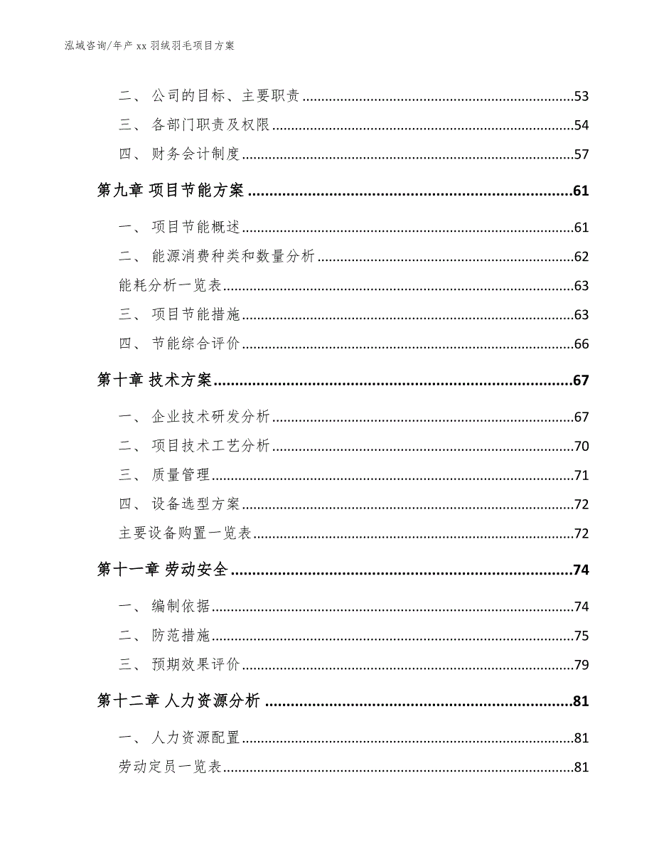 年产xx羽绒羽毛项目方案【范文参考】_第4页