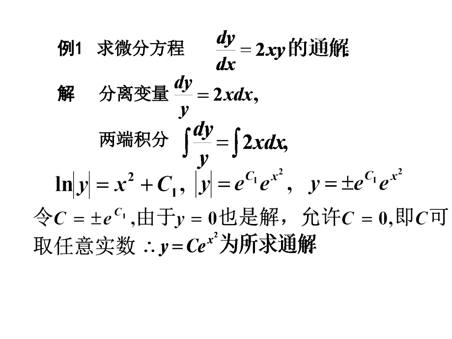 高等数学课件：6-2 一阶微分方程_第3页