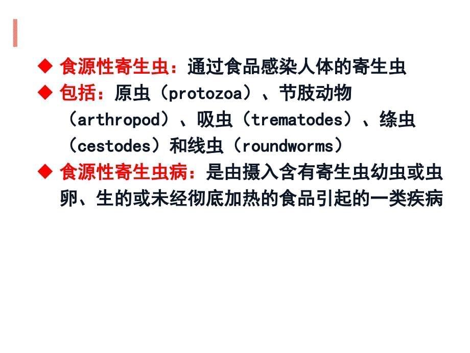 食品传播的寄生虫与害虫PPT课件_第5页