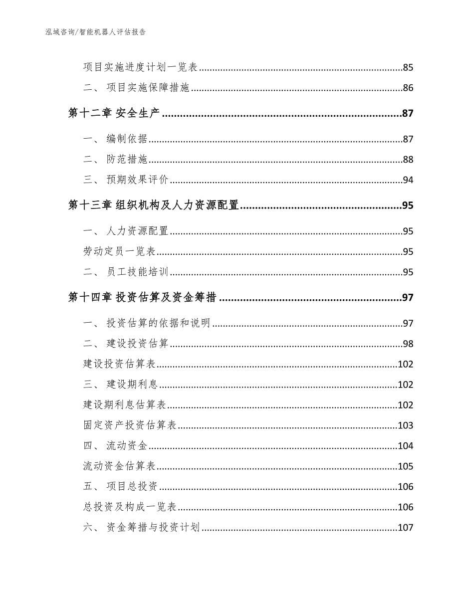 智能机器人评估报告模板_第5页