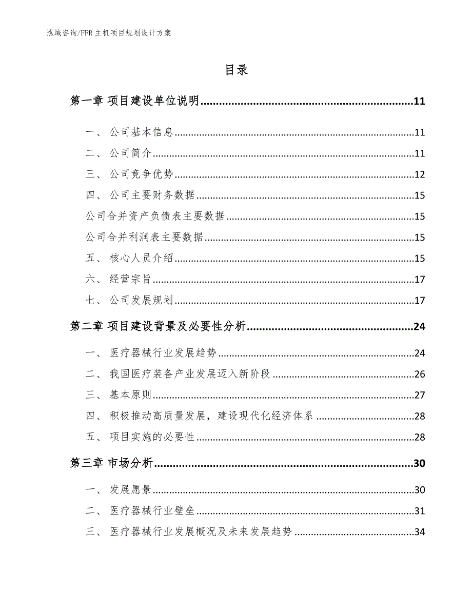 FFR主机项目规划设计方案（参考模板）_第4页