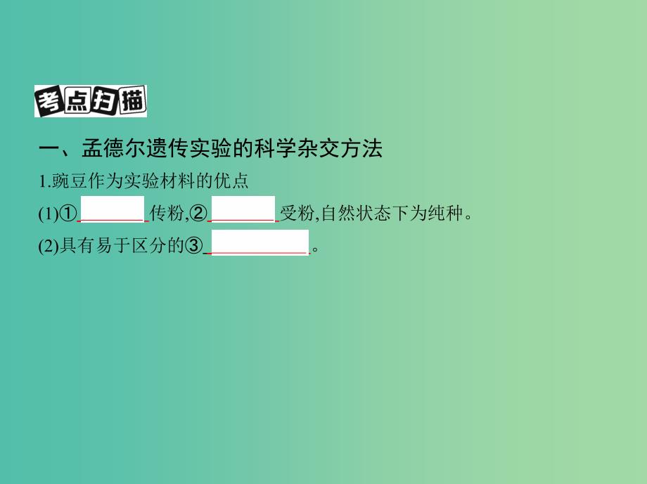 北京专用2019版高考生物一轮复习第5单元遗传的基本规律第14讲基因的分离定律课件.ppt_第3页