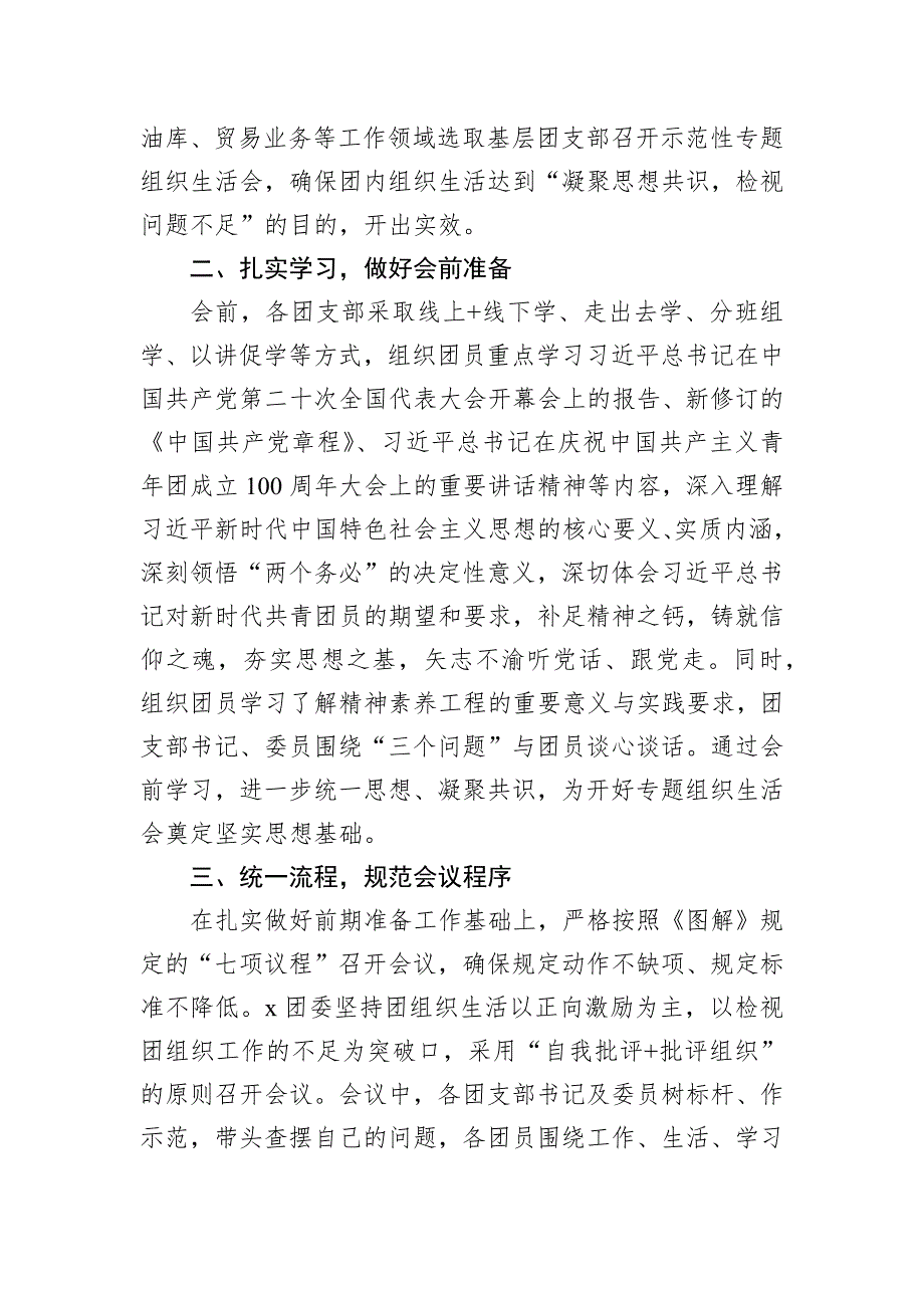 集团共青团2023年组织会开展情况汇报_第2页