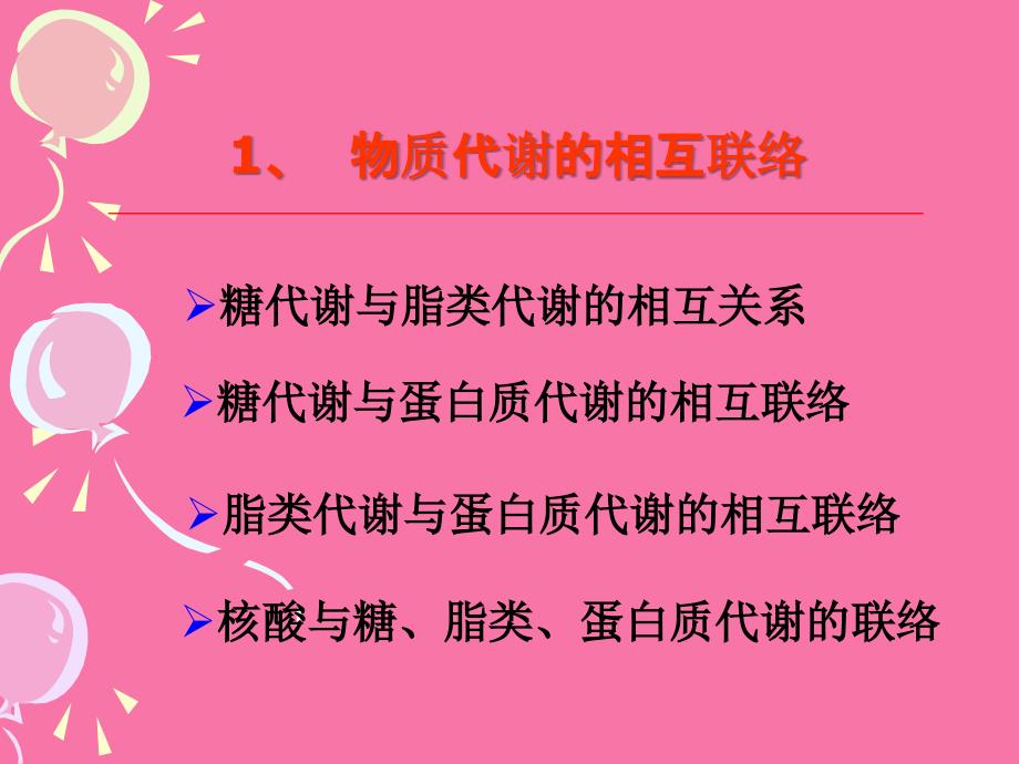 第十五物质代谢的联系及其调与控制ppt课件_第2页