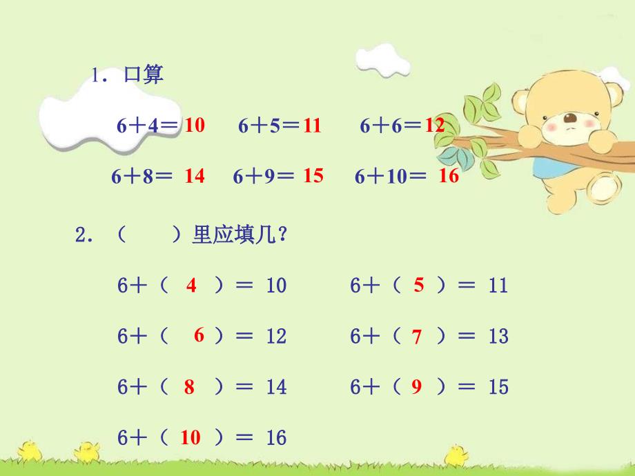 一年级数学十几减6_第3页